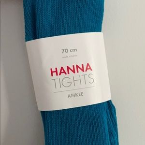Teal hanna Andersson ankle tights 70cm 6m 12m